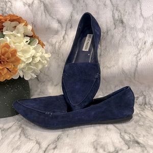 Steve Madden blue suede flats 7.5